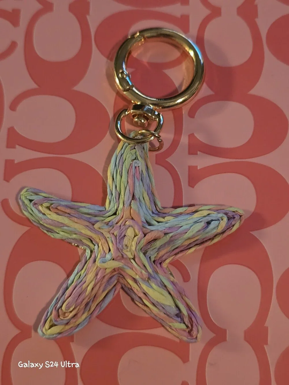 Starfish Bag Charm/ Keychain NEW